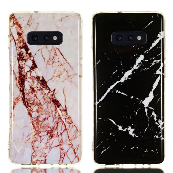 Samsung Galaxy S10e - Case Protection Marble Black