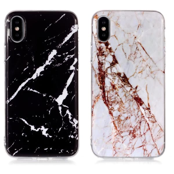 Protect your iPhone X/Xs with Marble Black
