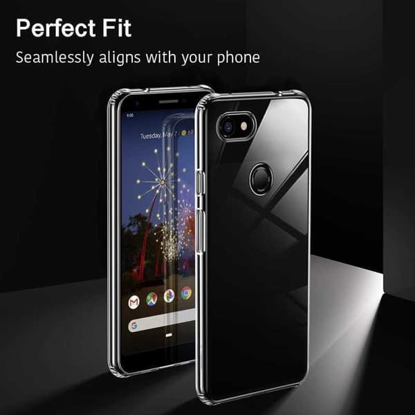 Google Pixel 3a stødabsorberende silikonecover Enkelt