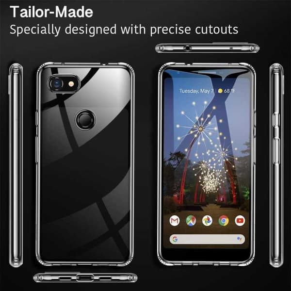 Google Pixel 3a stødabsorberende silikonecover Enkelt