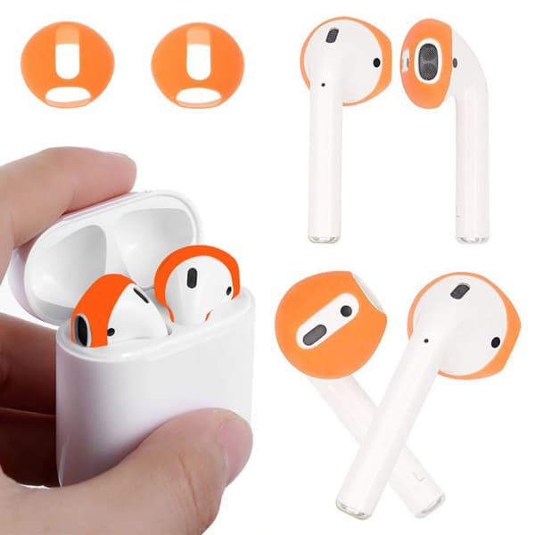 Silikonikotelo AirPods - oranssille