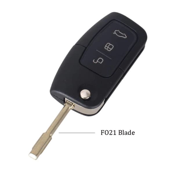 3-knapper FO21 blad sammenleggbart nøkkelskall B for Ford