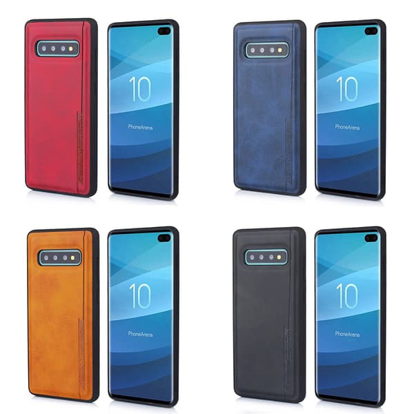 Samsung Galaxy S10 - Professionellt Pu-L�der Skal