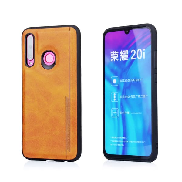 Huawei P Smart 2019 - Skyddande Smart Skal Ljusbrun