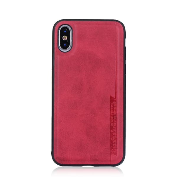 iPhone XS MAX - Stötdämpande PU-Läder Skal