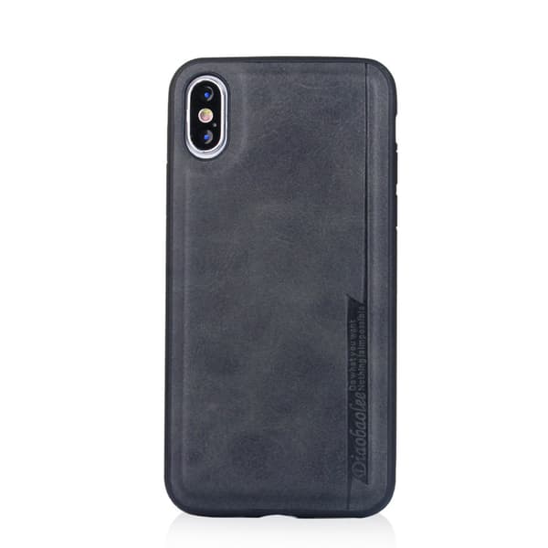 iPhone XS MAX - Stötdämpande PU-Läder Skal