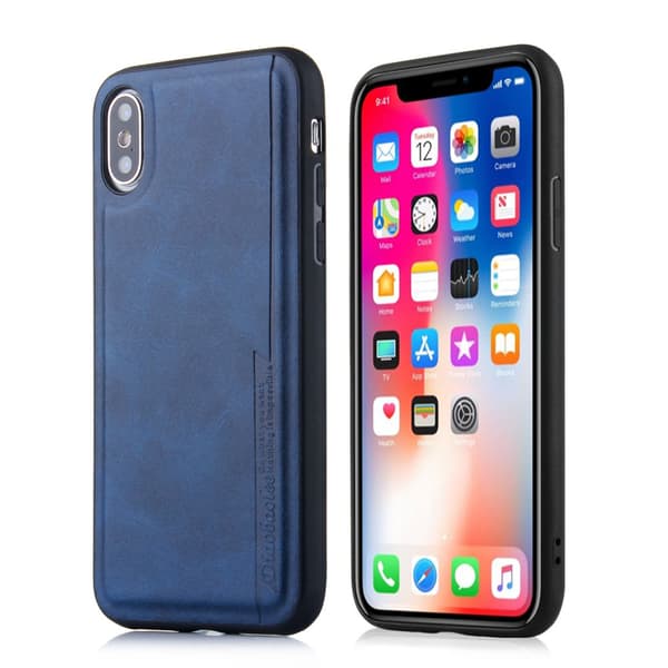 iPhone XS MAX - Stötdämpande PU-Läder Skal