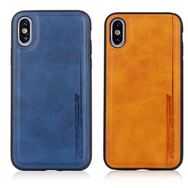 iPhone XS MAX - Genomtänkt Slittåligt Skal i Pu-Läder