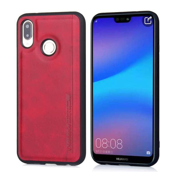 Robust Slittåligt Skal - Huawei P20 Lite Röd