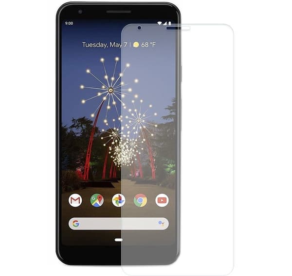 Google Pixel 3a Skærmbeskytter i Hærdet Glas 0,3mm