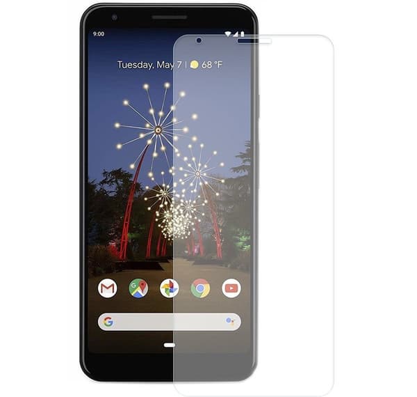 Google Pixel 3a XL Skærmbeskytter i Hærdet Glas 0,3mm