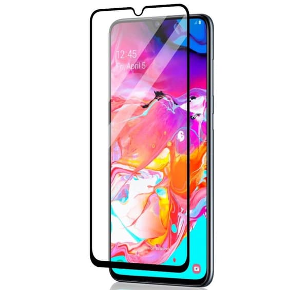 Samsung Galaxy A70 Heltäckande 3D Härdat Glas Skärmskydd