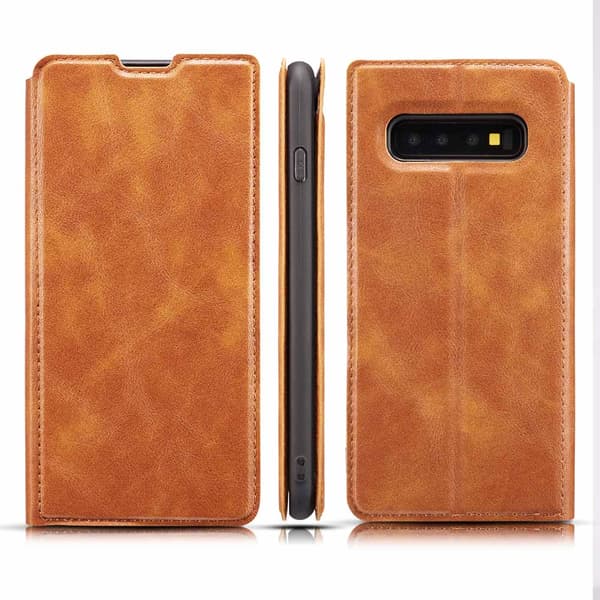 Smidigt Vintage Pl�nboksfodral - Samsung Galaxy S10+