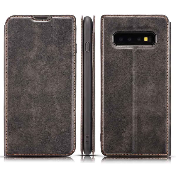 Samsung Galaxy S10+ - Genomt�nkt (Vintage) Pl�nboksfodral