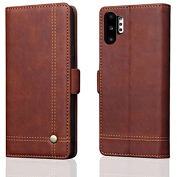 Samsung Galaxy Note10+ - Praktiskt Stilrent Plånboksfodral