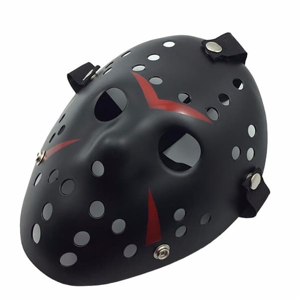 Friday The 13th Jason Mask för Halloween och party - Svart