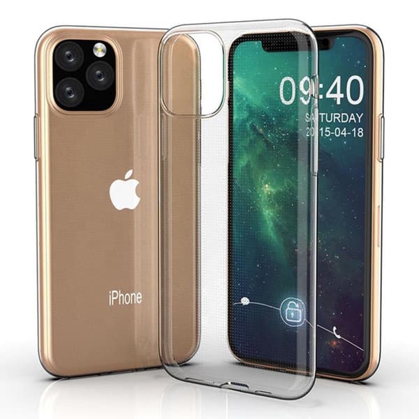Silikondeksel gjenomsiktig Apple iPhone 11 Pro (5.8")