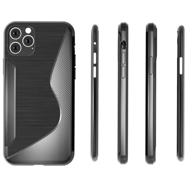 S-Line Silicone Cover til Apple iPhone 11 Pro (5.8 ") - sort