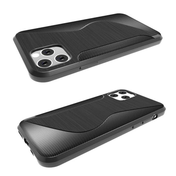 S-Line Silicone Cover til Apple iPhone 11 Pro (5.8 ") - sort