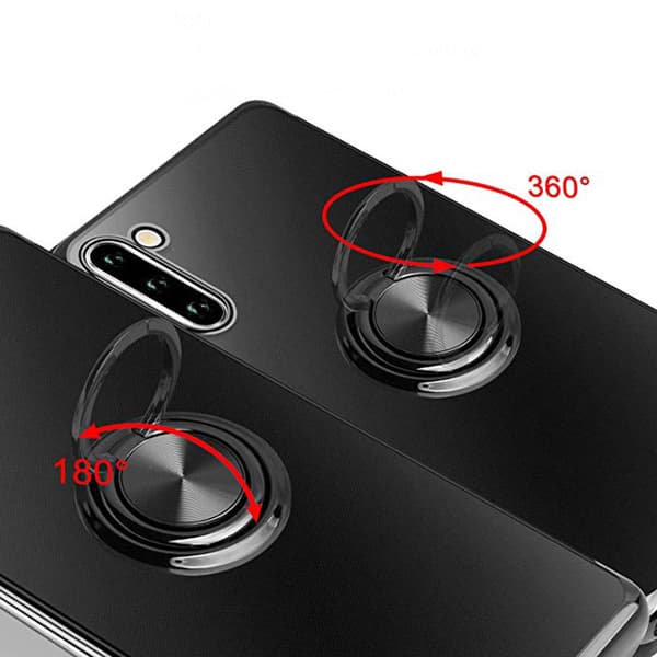 Smidigt Silikonskal Ringhållare - Samsung Galaxy Note10