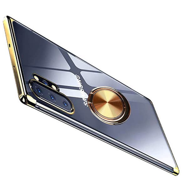 Samsung Galaxy Note10+ - Silikonskal med Ringhållare