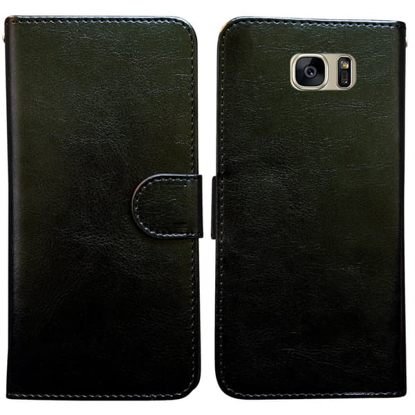 Leather wallet for Samsung S7 + Pen