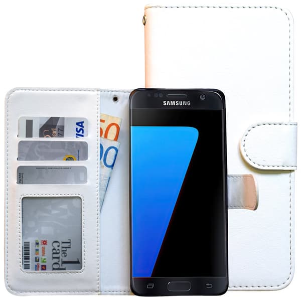 Leather wallet for Samsung S7 + Pen