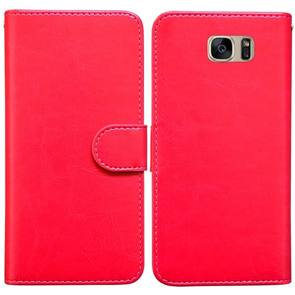 Leather wallet for Samsung S7 + Pen