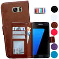 Miniatyrbillede 11 af 11: Leather wallet for Samsung S7 + Pen