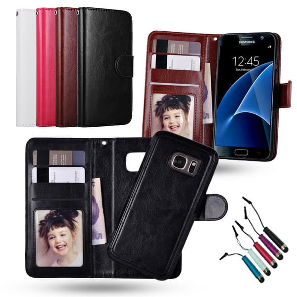 Protect your Samsung Galaxy S7 - Leather & Magnetic! Brown