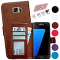 Miniatyrbillede 1 af 11: Samsung Galaxy S7 - Leather Case / Wallet