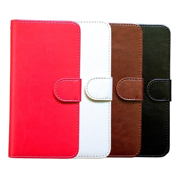 Smooth Leather Case for Samsung Galaxy A8 2018