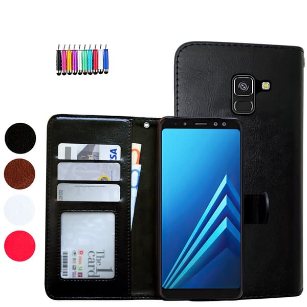 Protect your Galaxy A8 2018 - Leather Cases White