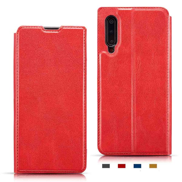 Samsung Galaxy A70 - Praktiskt RETRO Plånboksfodral Röd