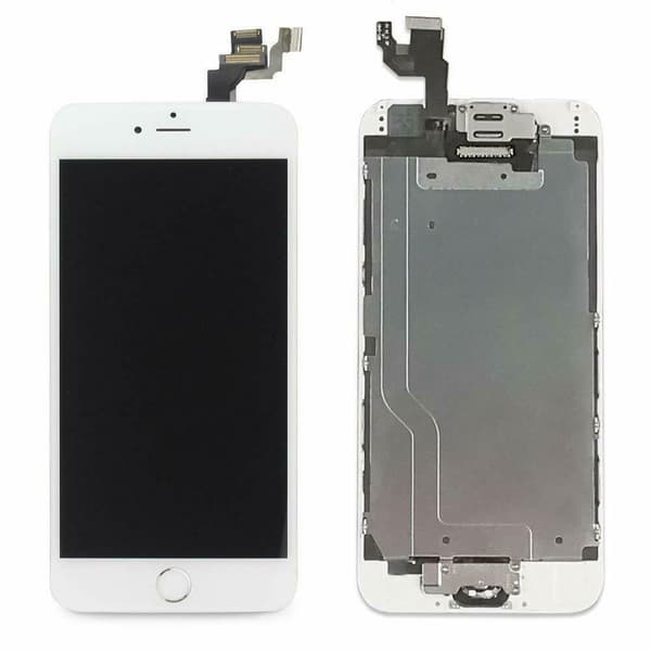 iPhone 6 komplett LCD Skärm med smådelar - Vit
