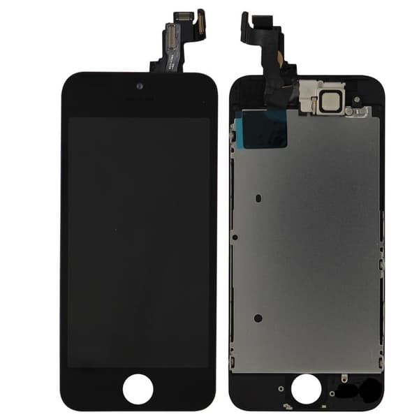 iPhone SE 2017 komplett LCD skärm med Smådelar - Svart