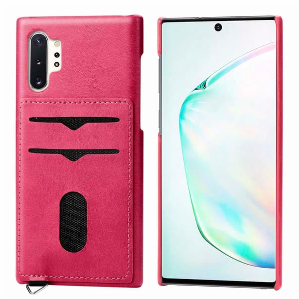 Samsung Galaxy Note10+ - Professionellt Skal med Kortfack LEMAN
