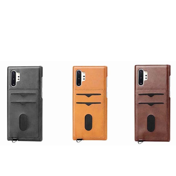 Elegant Skal med Kortfack - Samsung Galaxy Note10 Plus