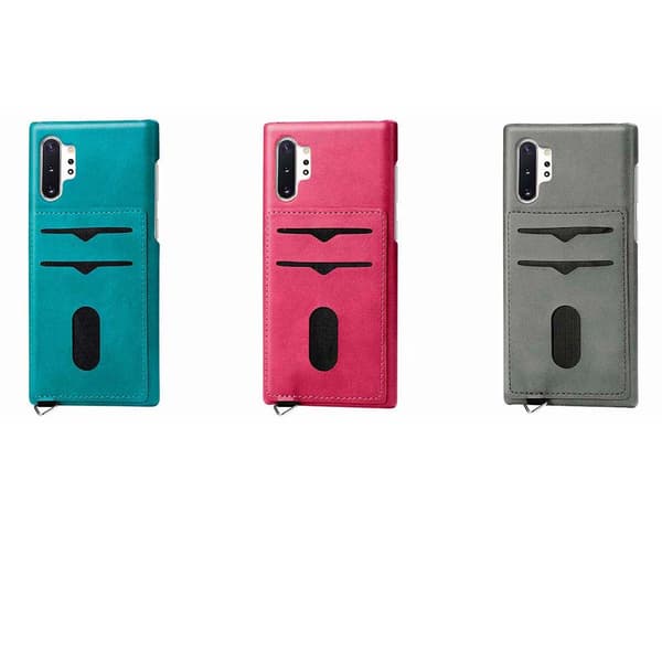 Elegant Skal med Kortfack - Samsung Galaxy Note10 Plus