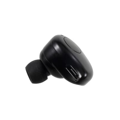 Mini Single Bluetooth Earphone Stereo Wireless Headset for Samsung Huawei etc. - Black
