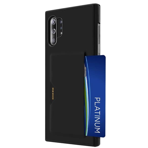 Robust Skal med Korthållare - Samsung Galaxy Note10+ Svart