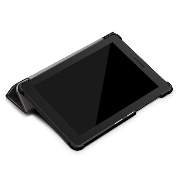 Lenovo Tab E7 TB-7104F Tri-fold Fodral - Svart