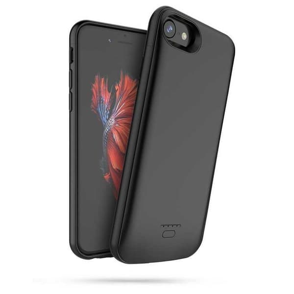 iPhone 8 Ultra Slim Batteri Cover 3200mAh Titanium