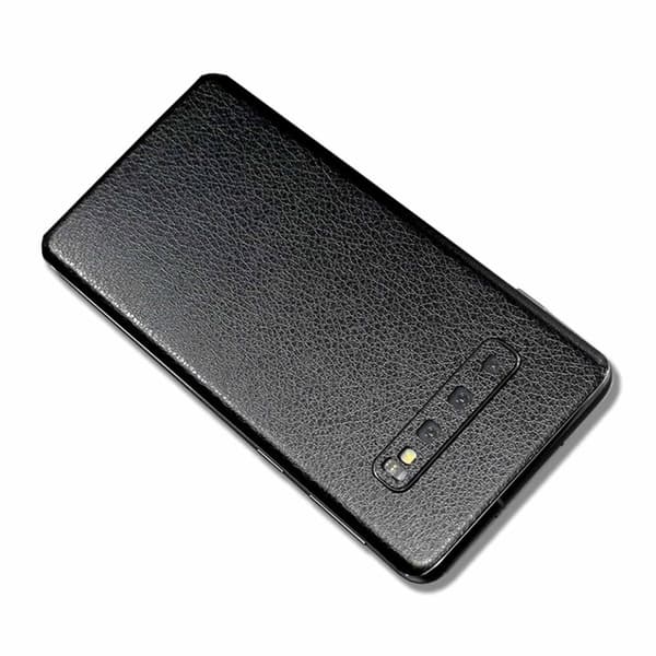 Galaxy S10 Nahkainen nahka vinyyli ihon kääre tarra suojakalvo