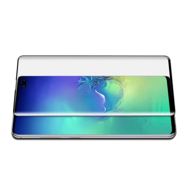 Galaxy S10E Kattava HD -näytönsuoja Hiilikuitua karkaistu lasi