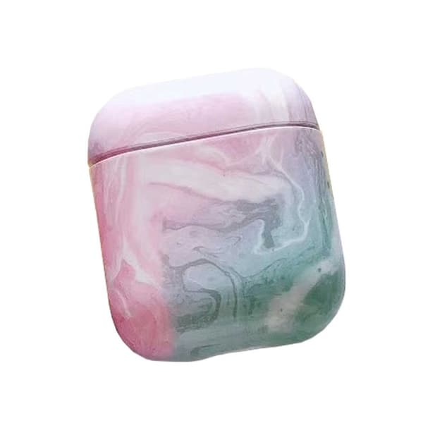 Apple AirPods 1/2 sakbeskyttelse sak rosa marmor