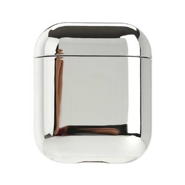 Apple AirPods 1/2 Case Fodral Stötsäkert Skyddsfodral Silver