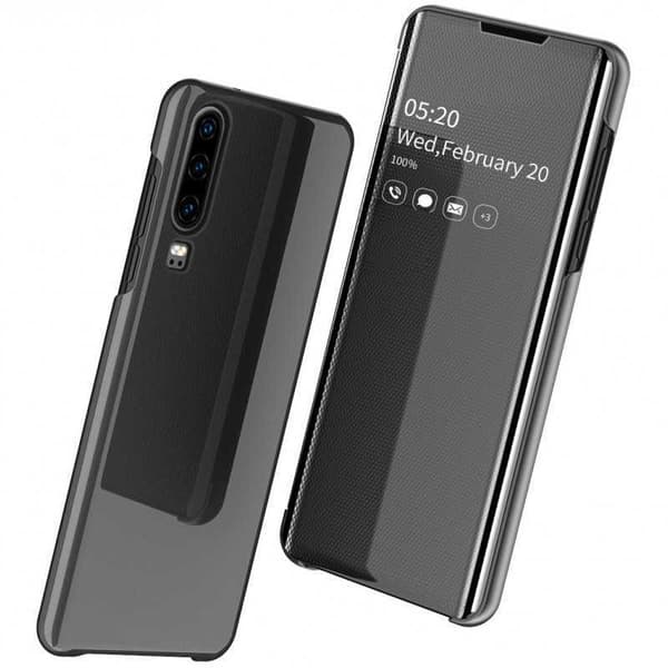 Huawei P30 Smart Flip Case Clear View Seisova V3 Rocket