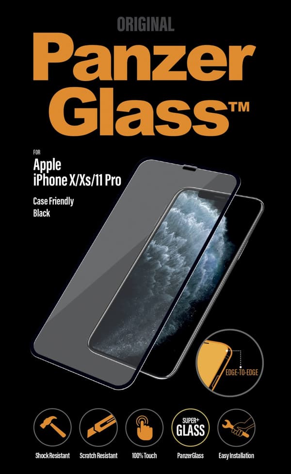 PanzerGlass ™ Screen Protector Apple iPhone 11 Pro | Xs | X | Edge-to-Edge