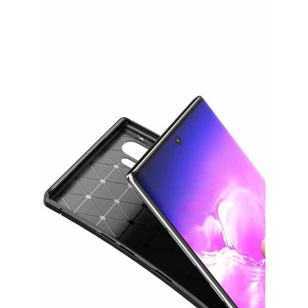 Samsung Note 10 Plus Shockproof Cover FullCarbon V4